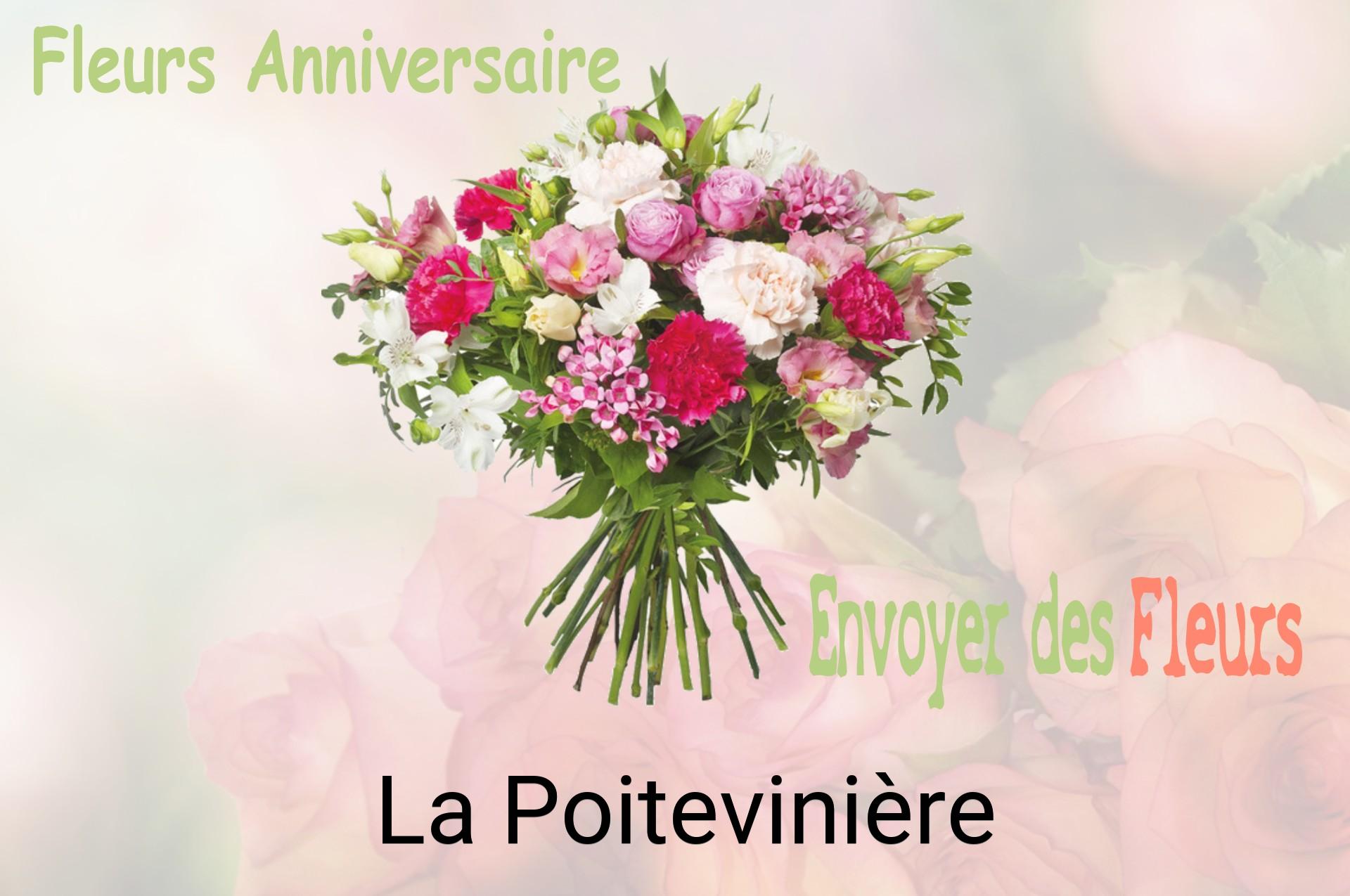 Bouquet de fleurs d’anniversaire livré à La Poitevinière