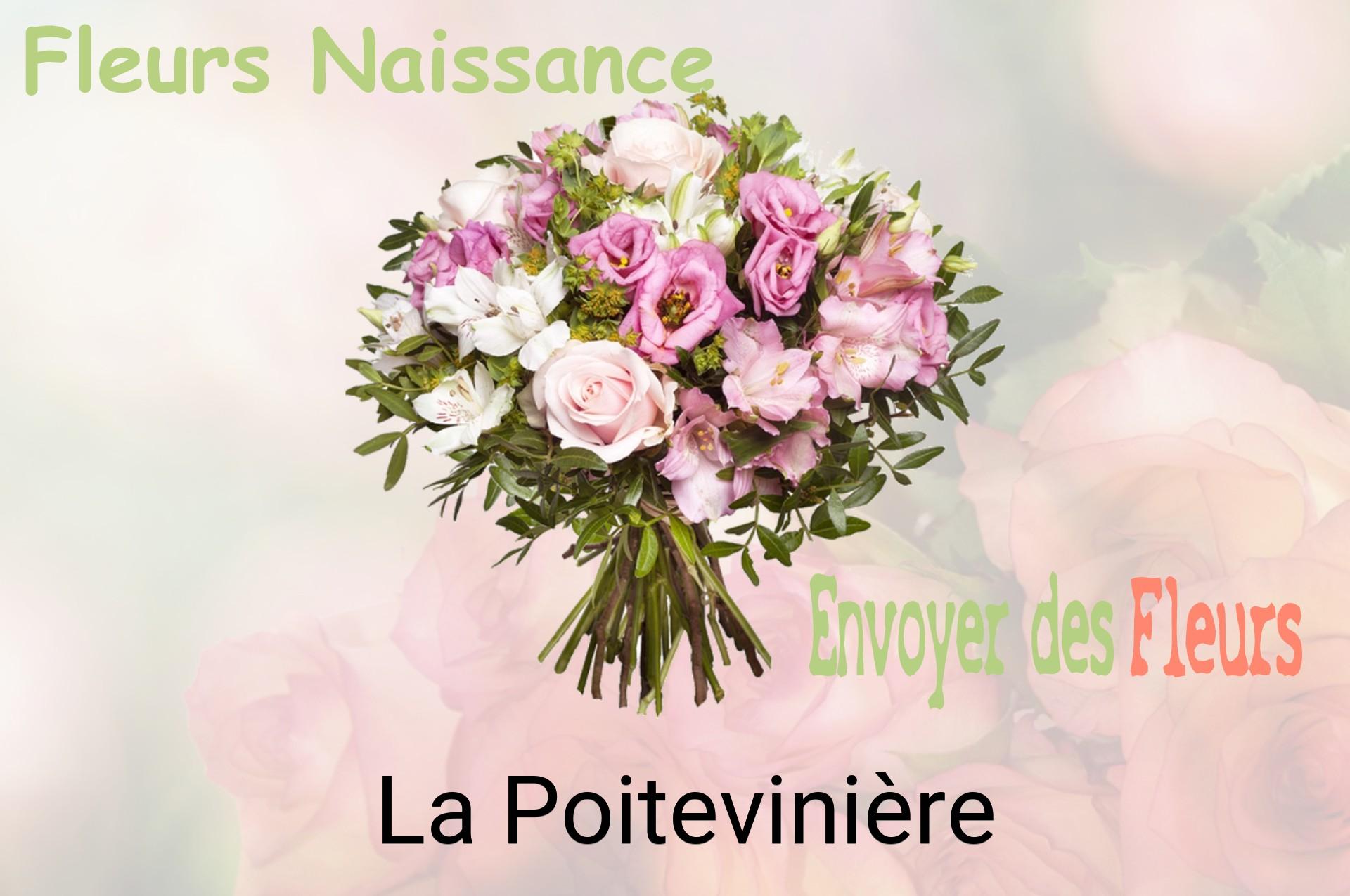 Bouquet de fleurs de naissance livré à La Poitevinière